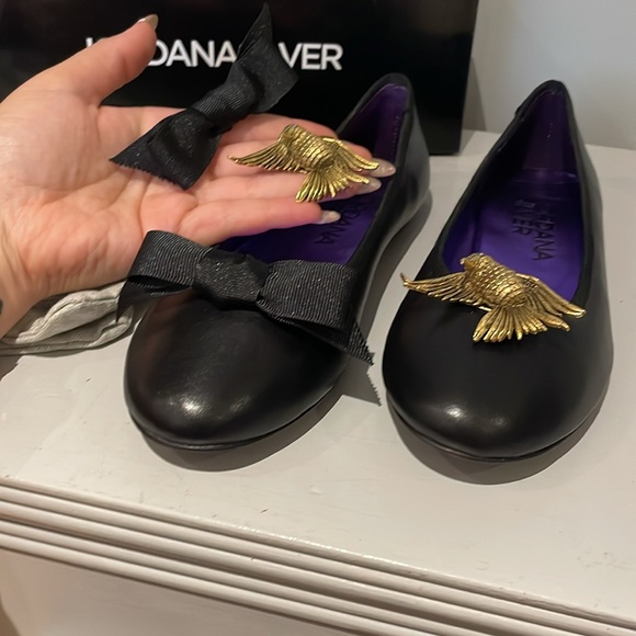 NWOT Jordana Silver Ballet Flats - size 6.5 - Picture 9 of 11